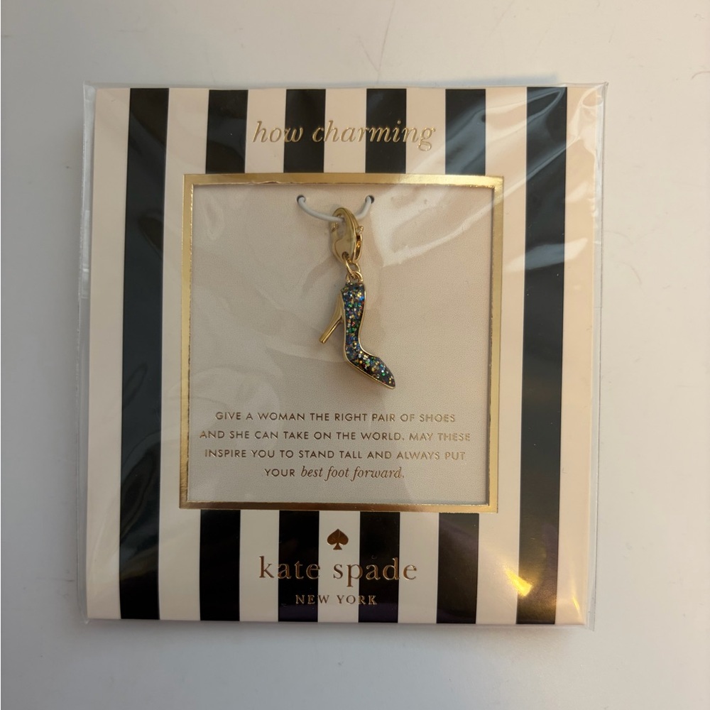 Kate Spade Sparkly High Heel Charm